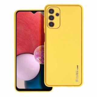 Pouzdro Forcell LEATHER Case SAMSUNG Galaxy A13 5G žluté