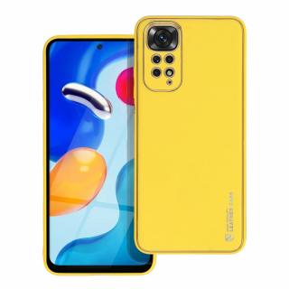 Pouzdro Forcell LEATHER Case XIAOMI Redmi NOTE 11 / 11S žluté