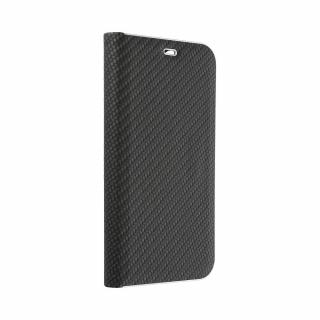 Pouzdro Forcell Luna Book Carbon pro SAMSUNG Galaxy A03s černé