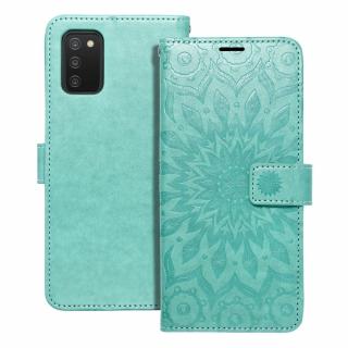 Pouzdro Forcell MEZZO Book SAMSUNG Galaxy A03s mandala zelené