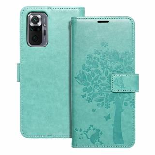 Pouzdro Forcell MEZZO Book XIAOMI Redmi NOTE 10 Pro strom zelené