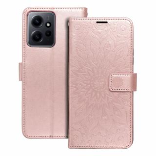 Pouzdro Forcell MEZZO Book XIAOMI Redmi NOTE 12 4G mandala zlato růžové