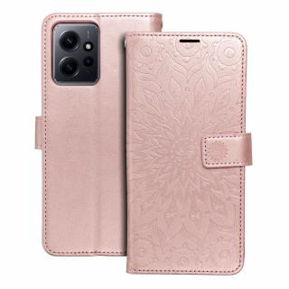 Pouzdro Forcell MEZZO Book XIAOMI Redmi NOTE 12 5G mandala zlato růžové