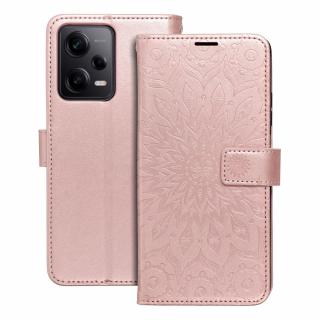 Pouzdro Forcell MEZZO Book XIAOMI Redmi NOTE 12 PRO 5G mandala zlato růžové