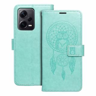 Pouzdro Forcell MEZZO Book XIAOMI Redmi NOTE 12 PRO Plus 5G lapač snů zelené