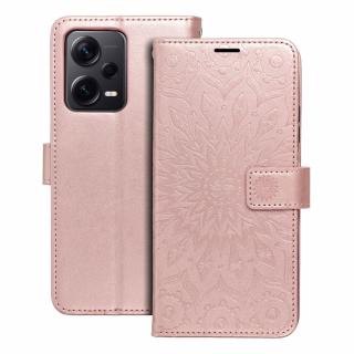 Pouzdro Forcell MEZZO Book XIAOMI Redmi NOTE 12 PRO Plus 5G mandala zlato růžové