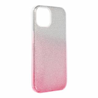 Pouzdro Forcell SHINING APPLE IPHONE 14 ( 6.1  ) transparent/růžové