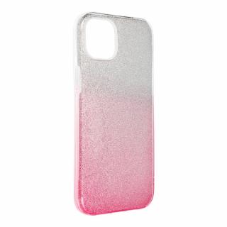 Pouzdro Forcell SHINING APPLE IPHONE 14 PLUS transparent/růžové