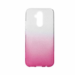 Pouzdro Forcell SHINING Huawei Mate 20 LITE transparentní/růžové