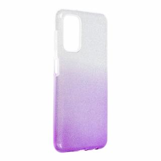 Pouzdro Forcell SHINING SAMSUNG Galaxy A13 4G transparent/fialové