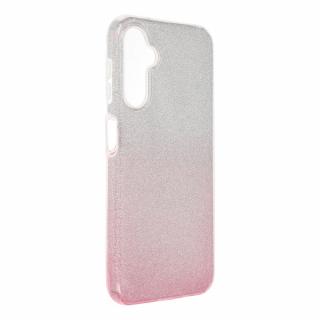 Pouzdro Forcell SHINING SAMSUNG Galaxy A14 5G transparent/růžové