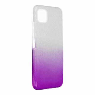 Pouzdro Forcell SHINING SAMSUNG Galaxy A22 5G transparent/fialové