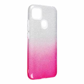 Pouzdro Forcell SHINING XIAOMI Redmi 9C transparent/růžové