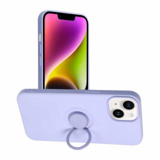 Pouzdro Forcell SILICONE RING APPLE IPHONE 14 MAX ( 6.7  ) fialové