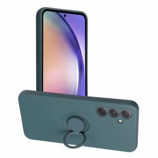 Pouzdro Forcell SILICONE RING SAMSUNG Galaxy A54 5G zelené