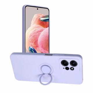 Pouzdro Forcell SILICONE RING XIAOMI Redmi NOTE 12 4G fialové