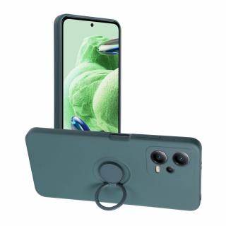 Pouzdro Forcell SILICONE RING XIAOMI Redmi NOTE 12 5G zelené