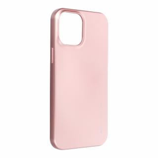 Pouzdro i-Jelly MERCURY/GOOSPERY Apple Iphone 12 PRO MAX zlaté růžové