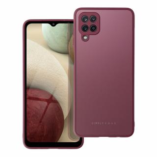 Pouzdro Roar Matte Glass Case Samsung Galaxy A12 bordó