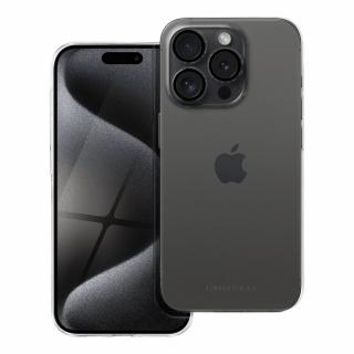 Pouzdro Roar Pure Simple Fit Case APPLE IPHONE 15 Plus transparentní