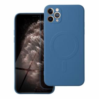 Pouzdro Silicone Mag Cover APPLE IPHONE 11 PRO MAX modré