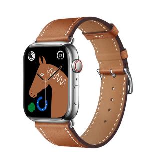 Řemínek pro Apple Watch 38/40/41mm Elegant leather WA17 hnědá