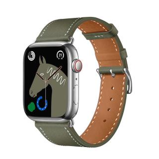 Řemínek pro Apple Watch 38/40/41mm Elegant leather WA17 tmavě šedá