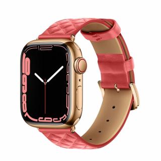 Řemínek pro Apple Watch 38/40/41mm Elegant leather WA18 růžová