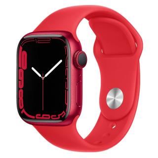 Řemínek pro Apple Watch 38/40/41mm Flexible silikon WA01 červená
