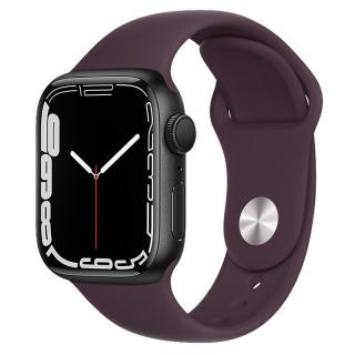 Řemínek pro Apple Watch 38/40/41mm Flexible silikon WA01 třešňově červená