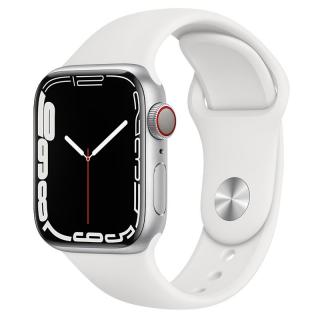 Řemínek pro Apple Watch 42/44/45/49mm Flexible silikon WA01 bílá