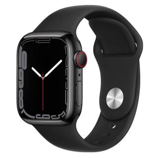 Řemínek pro Apple Watch 42/44/45/49mm Flexible silikon WA01 černá