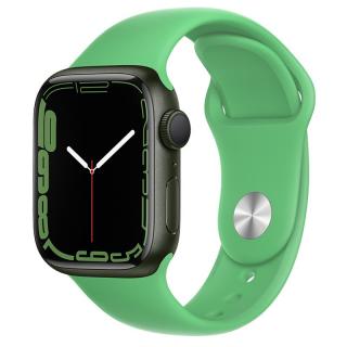 Řemínek pro Apple Watch 42/44/45/49mm Flexible silikon WA01 světle zelená