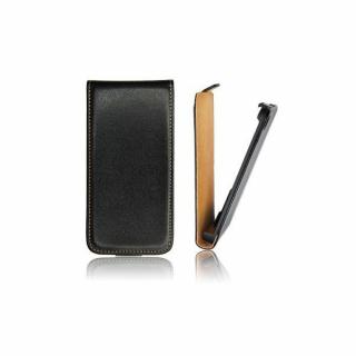 Slim Flip Vertikální Pouzdro pro Samsung S5222 Star III Duos - černé