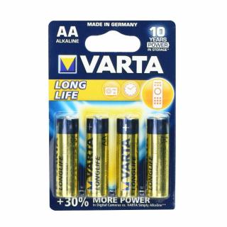 VARTA alkalická baterie Longlife R6 (AA) - 4 ks
