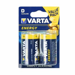 VARTA alkalická baterie R20 (typ D) - 2ks