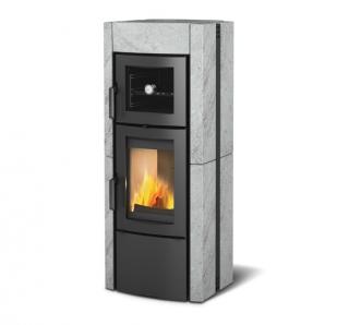 La Nordica Ester Forno Evo - Krbová kamna na dřevo s troubou  Pro další slevu volejte +420 778 500 111 Barva: Přírodní kámen