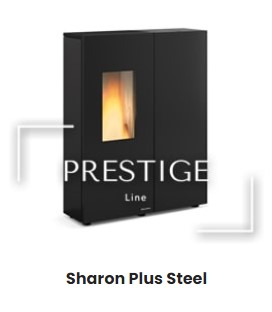 La Nordica Sharon Plus Steel - Kamna na pelety hermeticky uzavřená