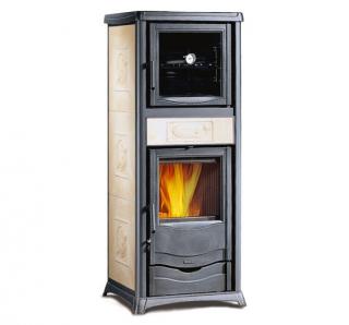 La Nordica TermoRossella Plus Forno D.S.A. 4.0 - Krbová kamna na dřevo s teplovodním výměníkem  Pro další slevu volejte +420 778 500 111 Barva: PANN