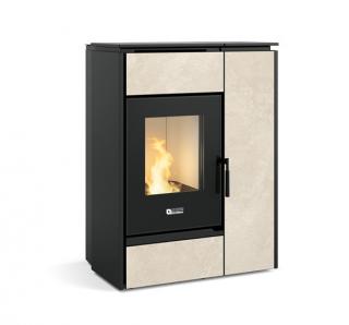 UNGARO 2 FIRE CLASSIC - Krbová kamna na dřevo a pelety s výměníkem Barva: Gres ostuni