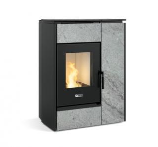 UNGARO 2 FIRE CLASSIC - Krbová kamna na dřevo a pelety s výměníkem Barva: Mastek