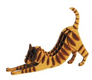 3D papírový model - kočka