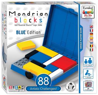 Ah!Ha Mondrian Blocks (Blue) - plastový hlavolam