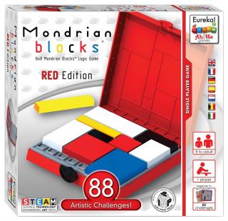 Ah!Ha Mondrian Blocks (Red) - plastový hlavolam