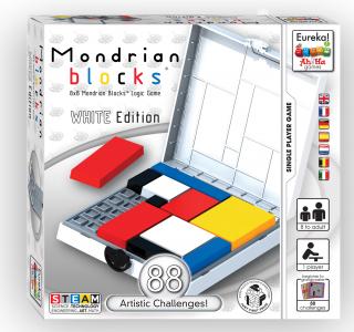 Ah!Ha Mondrian Blocks (White)-plastový hlavolam