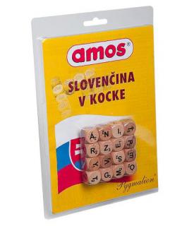 AMOS - Slovenčina v kocke - kostková hra