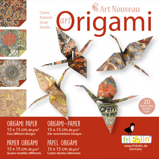 Art Origami: Jeřáb - Art Nouveau