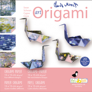 Art Origami: Labuť - Monet