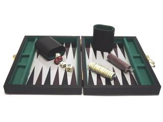 Backgammon velký - černý kufřík- stolní hra