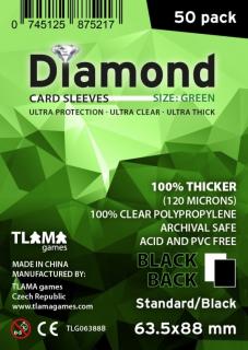 Diamond Green: Standard Black (63,5x88 mm) ČERNÉ